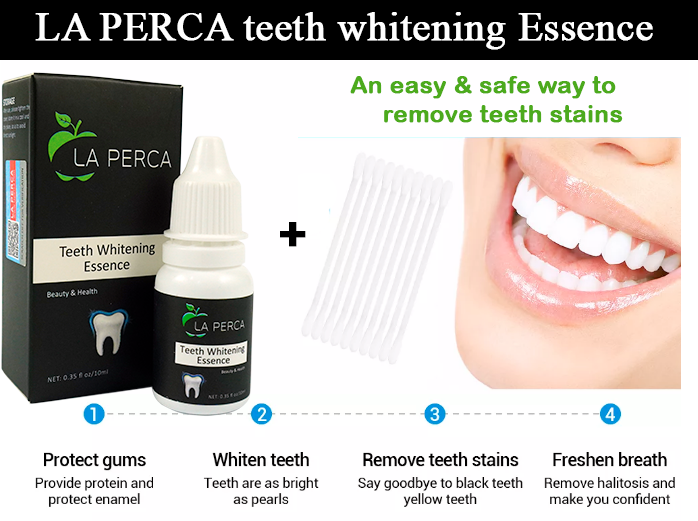 LA PERCA teeth whitening essence package